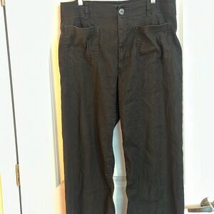 Anthropologie Maeve Colette Women's Black “Linen” Pants